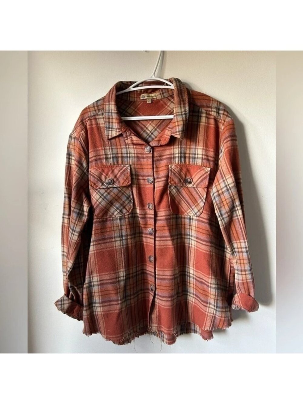 Democracy Orange ā Flannel